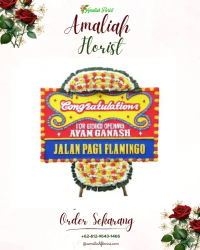 Bunga Papan Congratulation di Tambakharjo